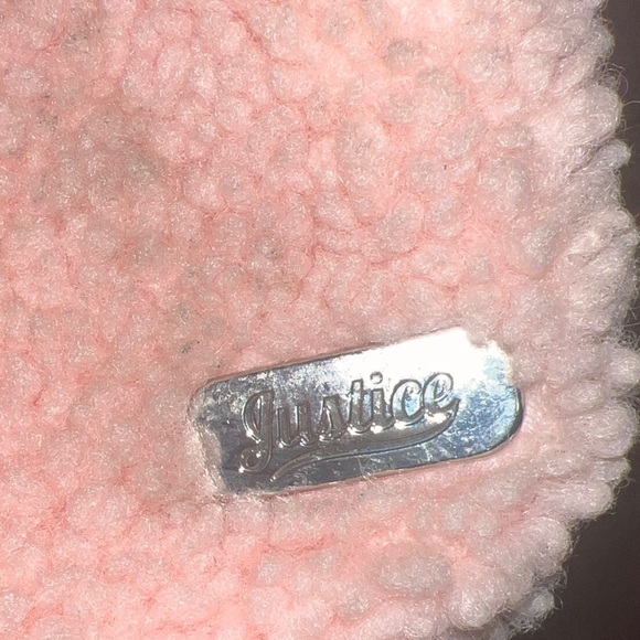 Steve Madden Blush Fuzzy Kids Bag with Iridescent Strap - Picture 3 of 6